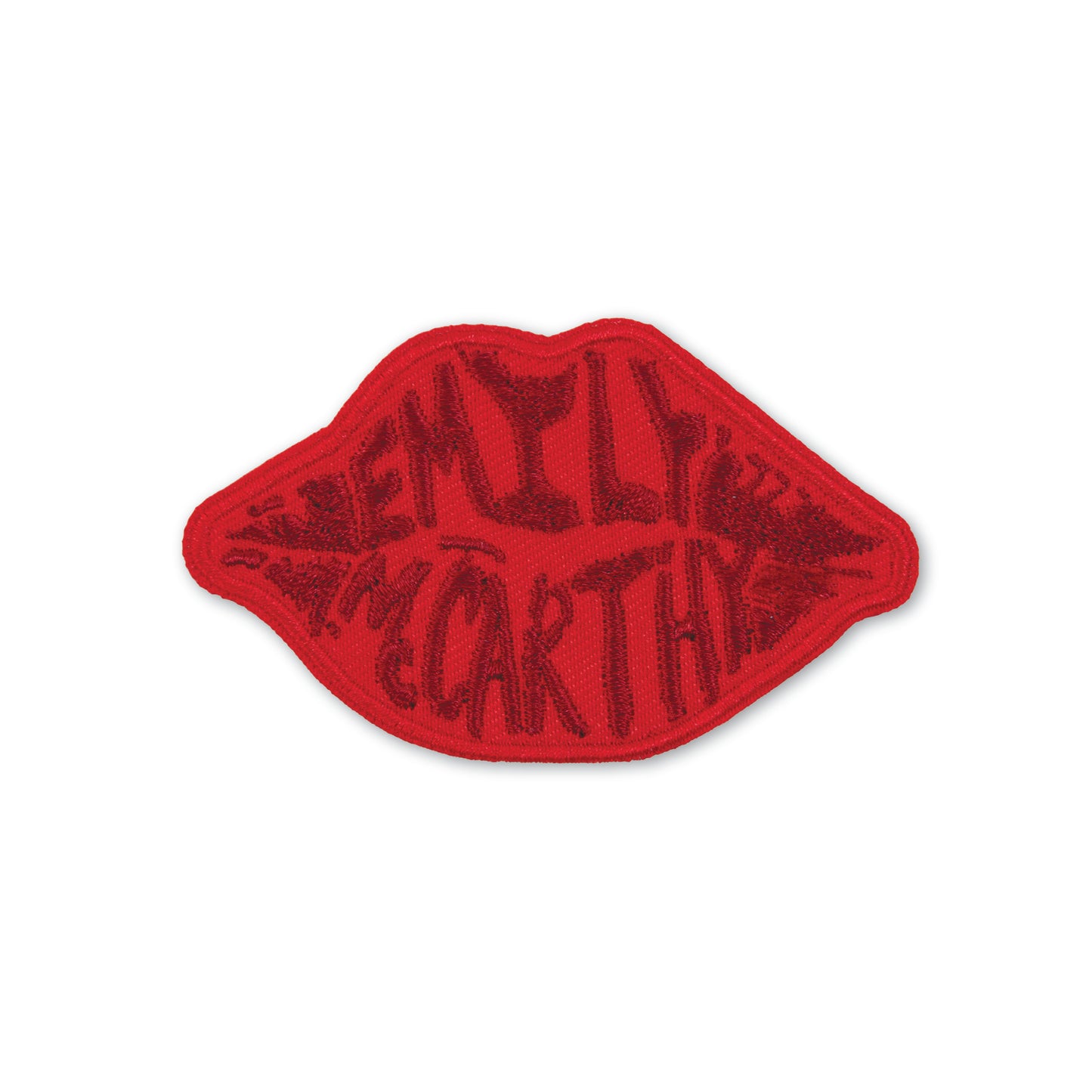 Emily McCarthy Red Lip Patch