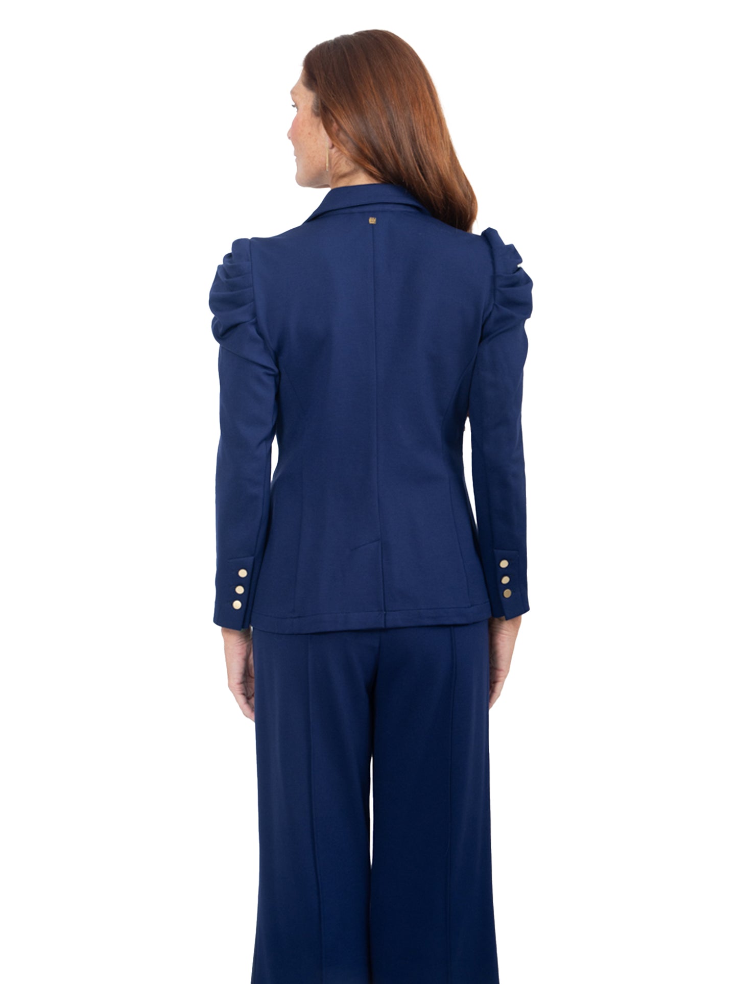 Bradshaw Blazer - Navy Ponte