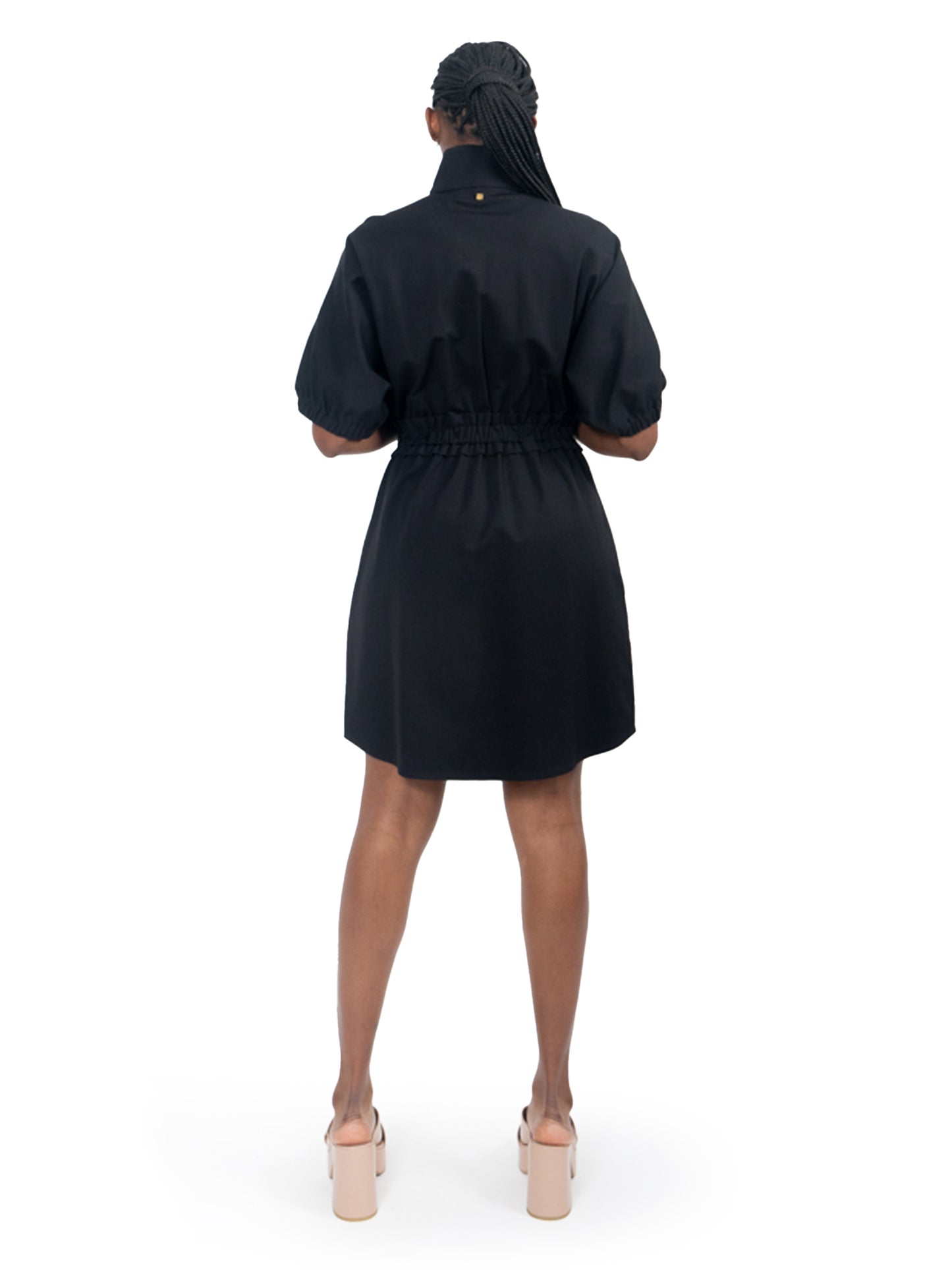 Palmer Dress - Black Ponte