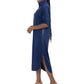 Poppy Caftan - Navy Ponte