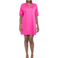 Poppy Dress - Fuchsia Fedora Cotton Poplin