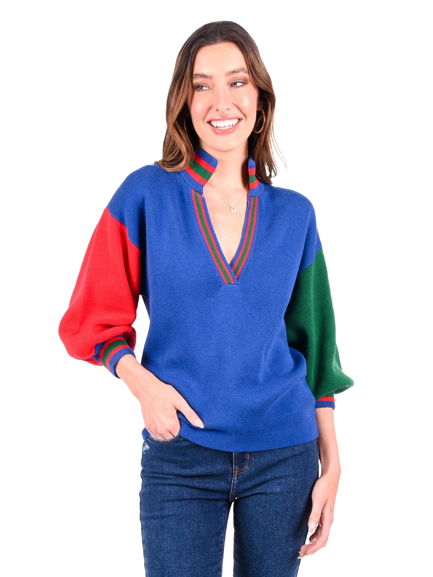 Lolli Sweater - Fall Colorblock