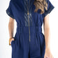 Poppy Jumpsuit - Navy