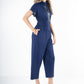 Poppy Jumpsuit - Navy