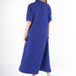 Poppy Maxi - Royal Blue Cheetah