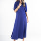 Poppy Maxi - Royal Blue Cheetah