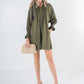 Charlotte Dress - Olive Night