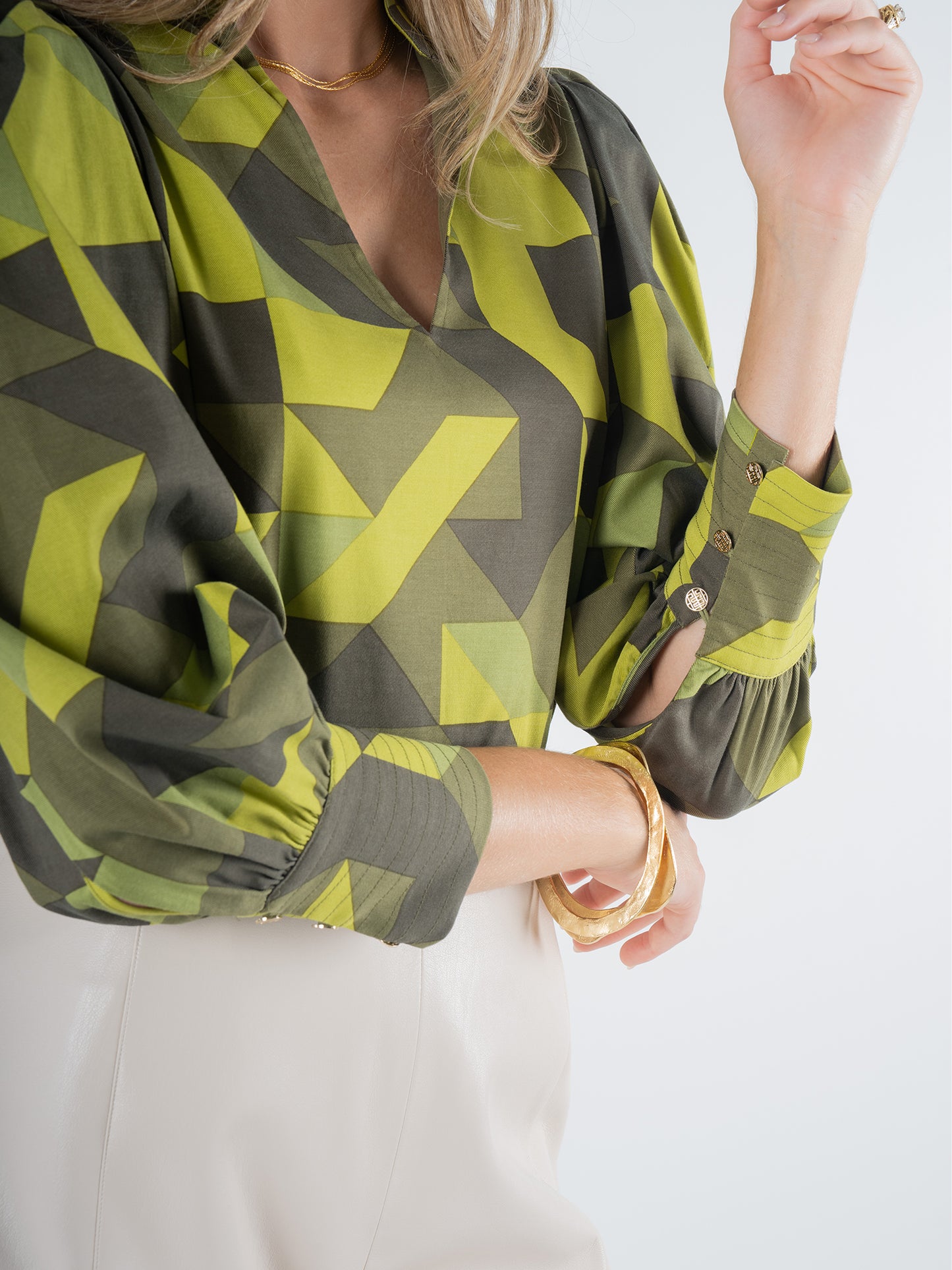 Hampton Top - Olive Prism