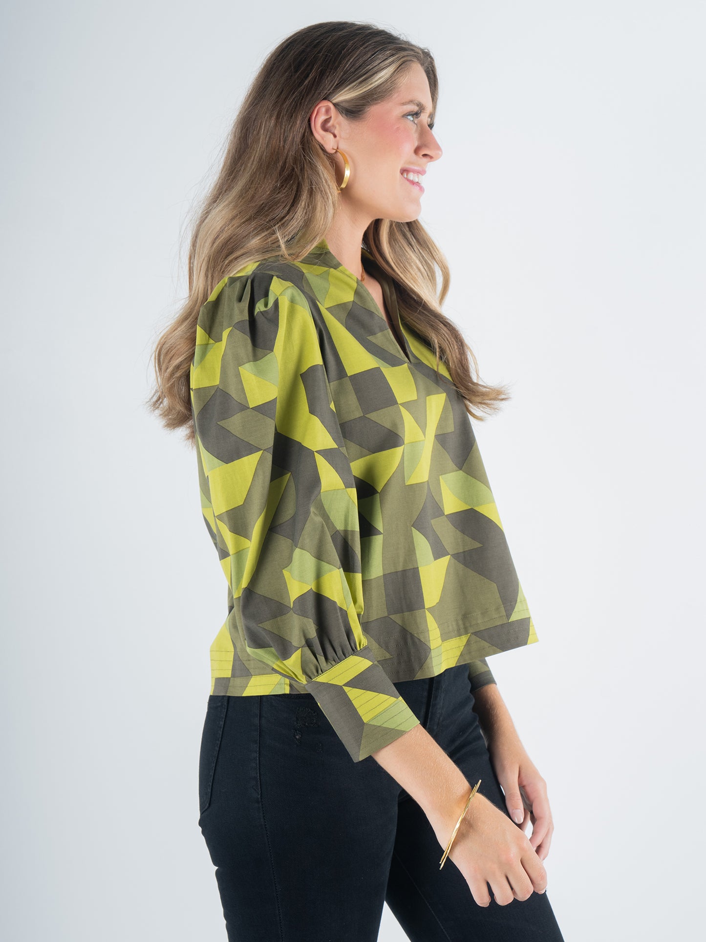 Hampton Top - Olive Prism