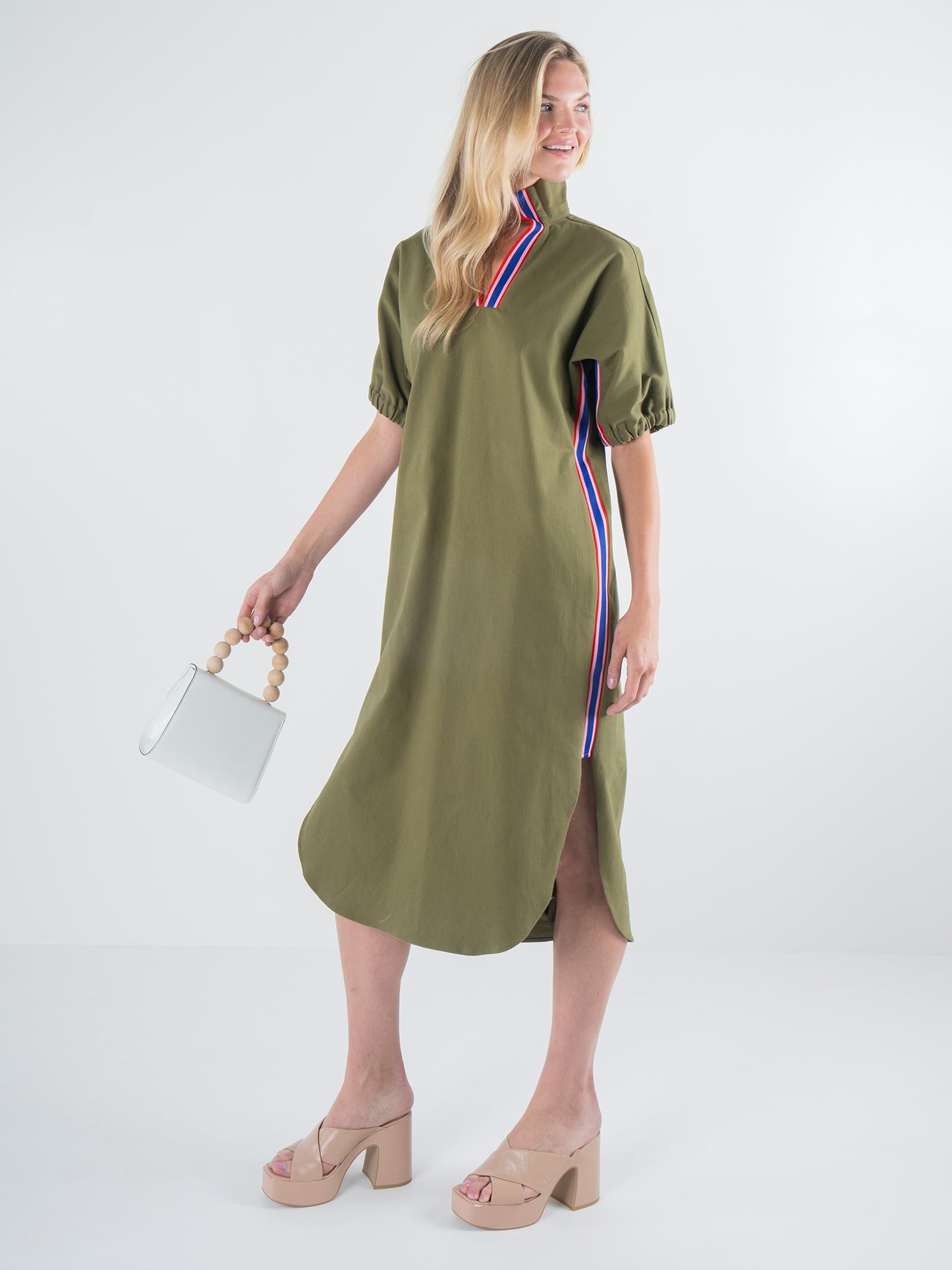 Poppy Caftan - Army