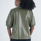 Poppy Top - Olive Night Vegan Leather