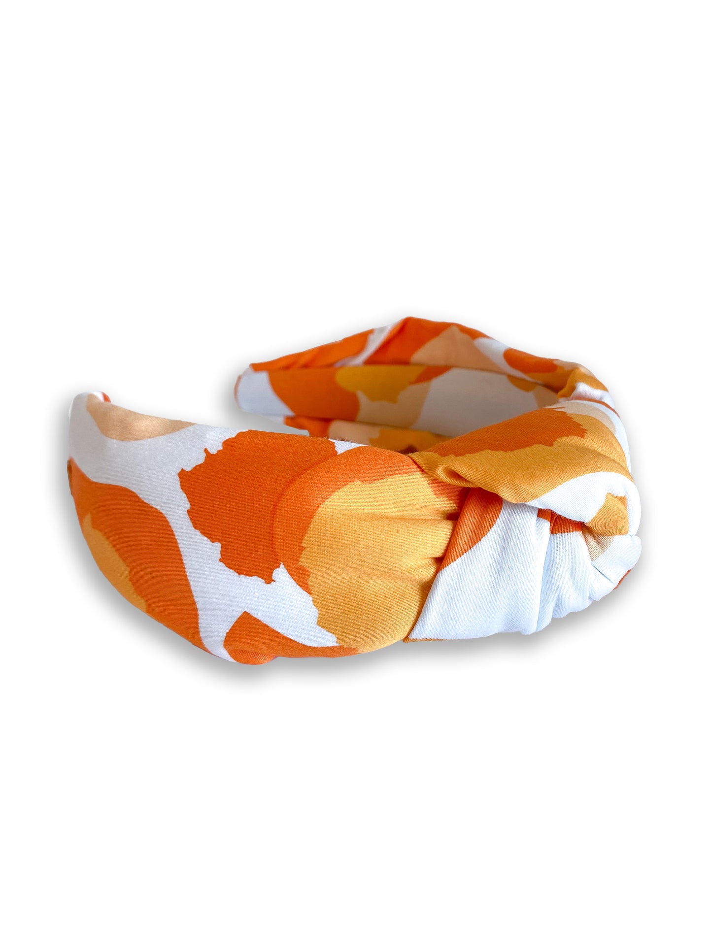 Orange Collegiate Cheetah Headband