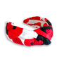 Red Collegiate Cheetah Headband