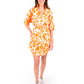 Palmer Dress - Orange Collegiate Cheetah