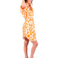 Palmer Dress - Orange Collegiate Cheetah