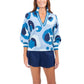 Lolli Sweater - Blue Collegiate Cheetah