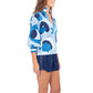 Lolli Sweater - Blue Collegiate Cheetah