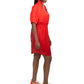 Palmer Dress - Red Varsity Ombre