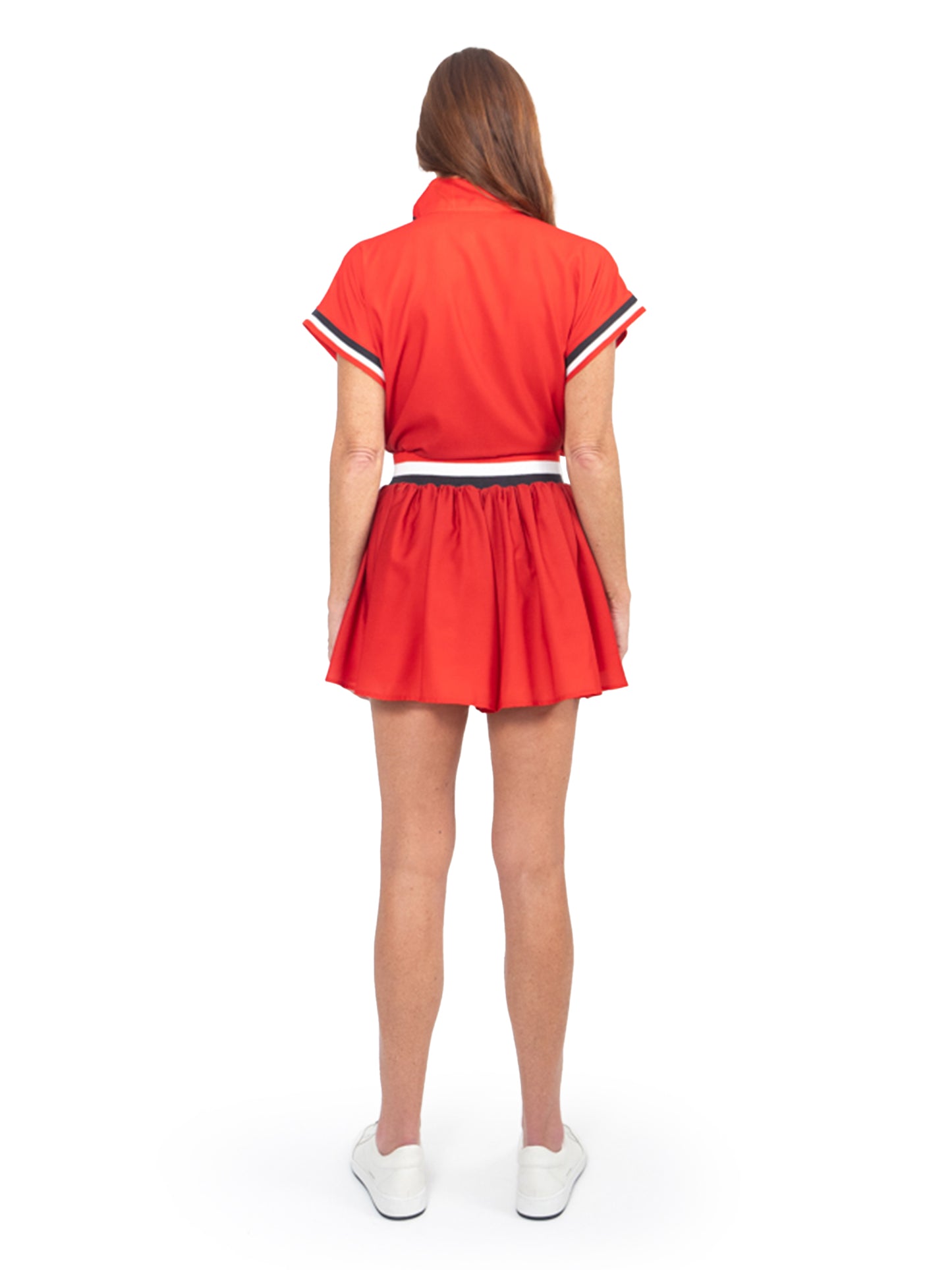 Swing Short - Red Varsity Ombre