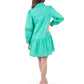 Delany Dress - Electric Green