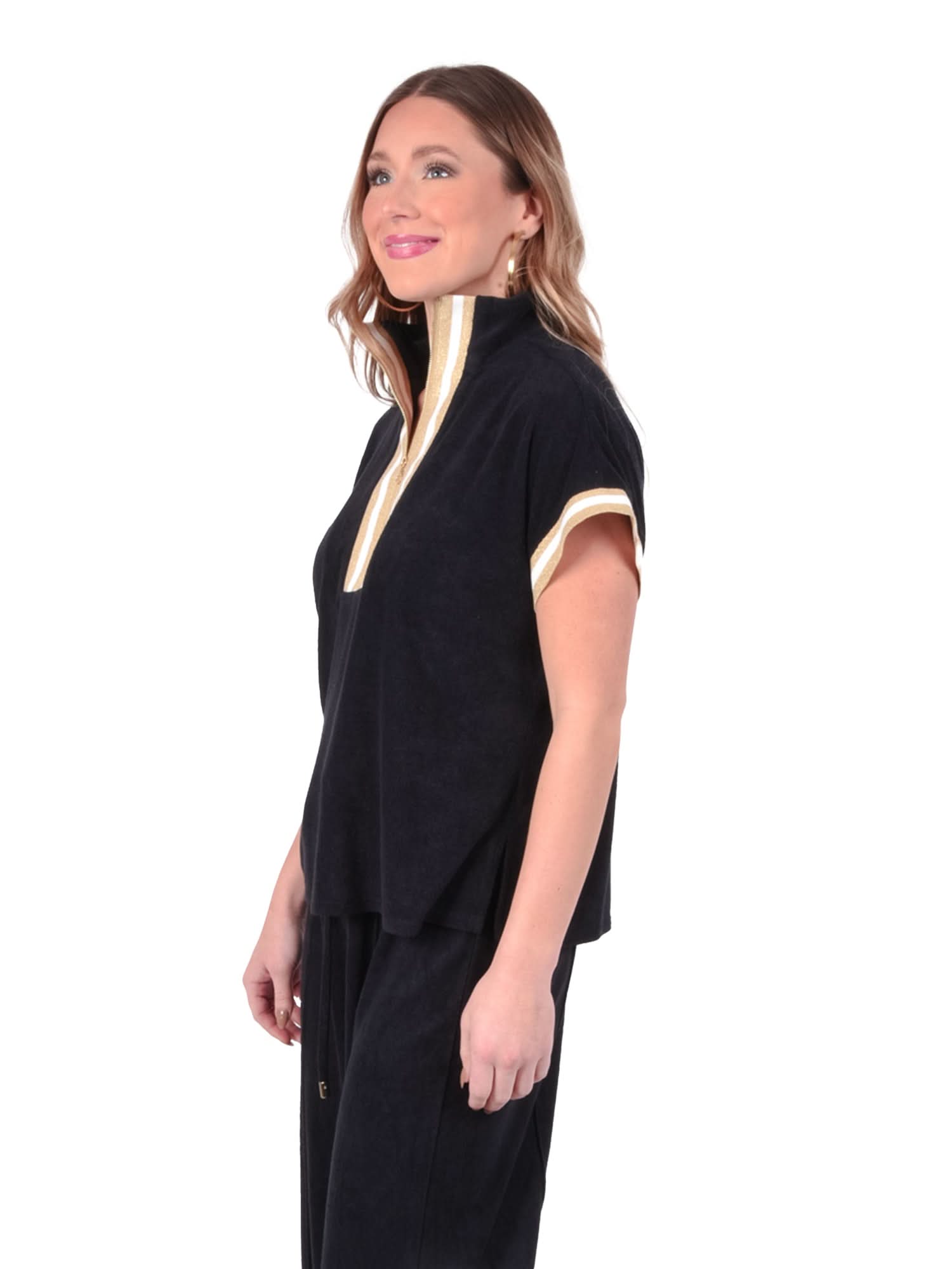 Emily McCarthy Poppy Pullover-Gardenia Denim main image 1