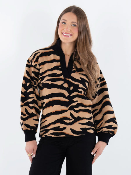 Lolli Sweater in Tiger – Emily McCarthy