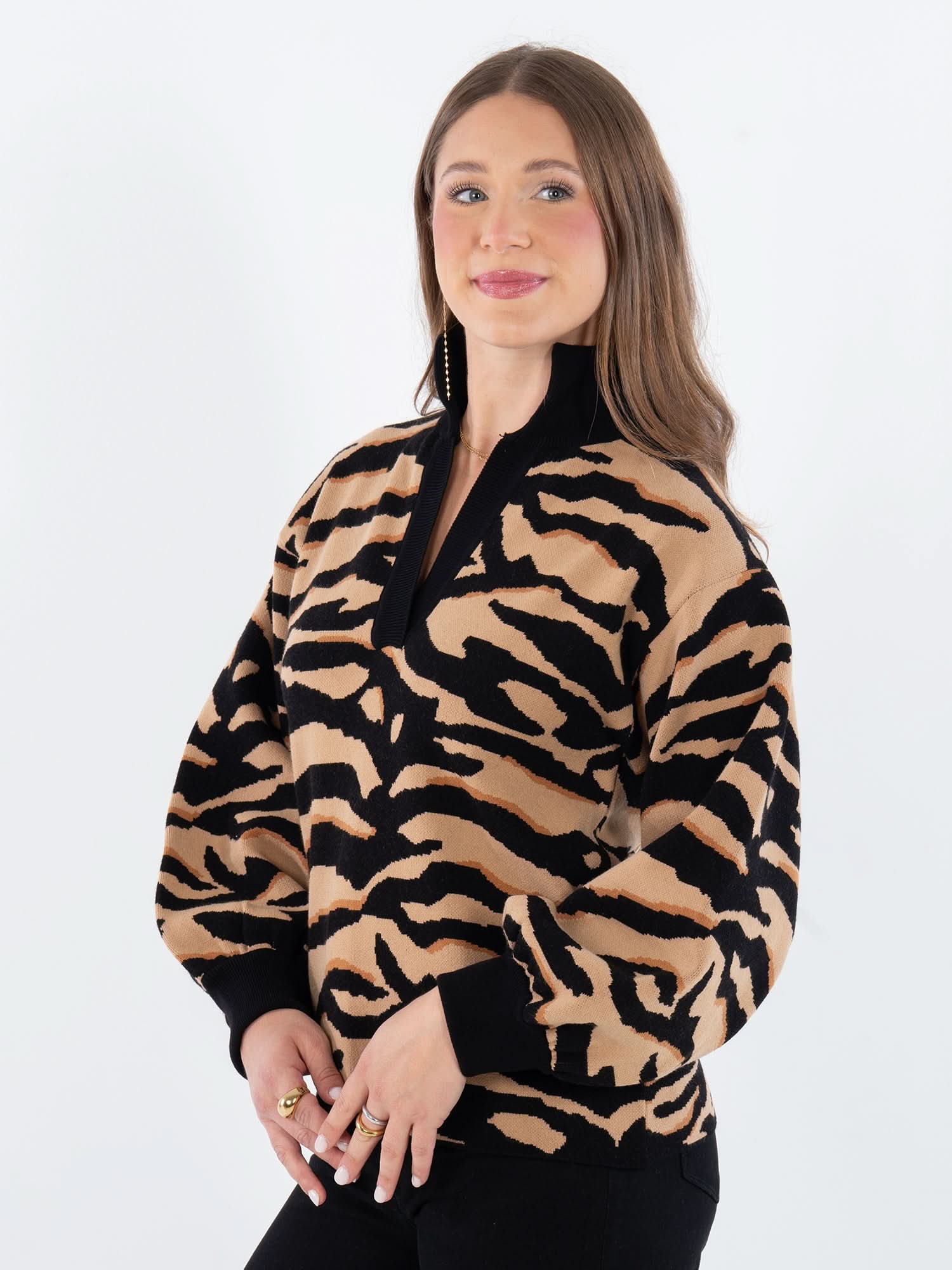 Lolli Sweater in Tiger – Emily McCarthy