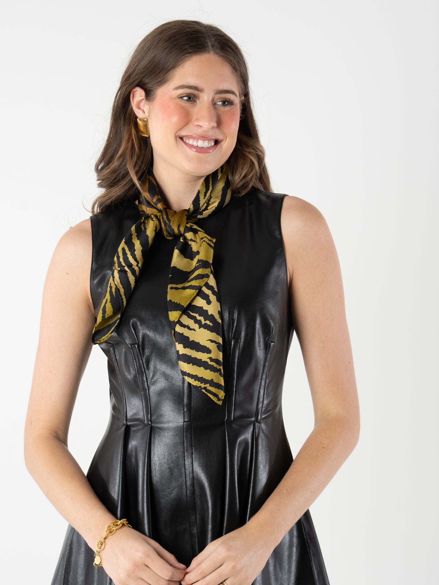 Hand-Stitched Silk Scarf