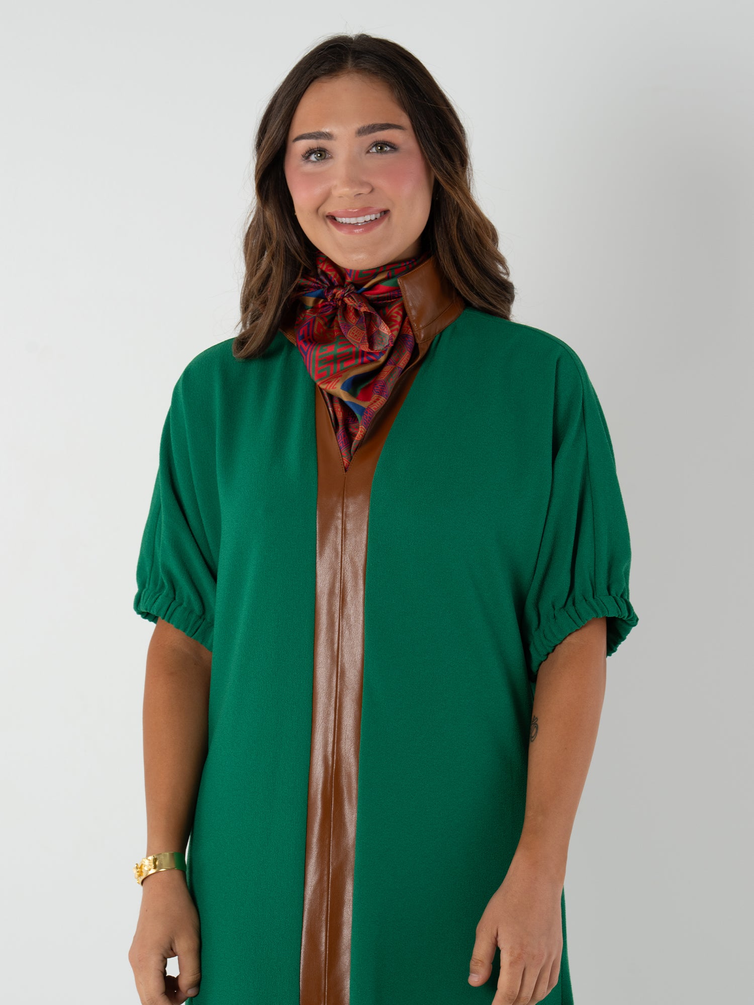 Hand-Stitched Silk Scarf