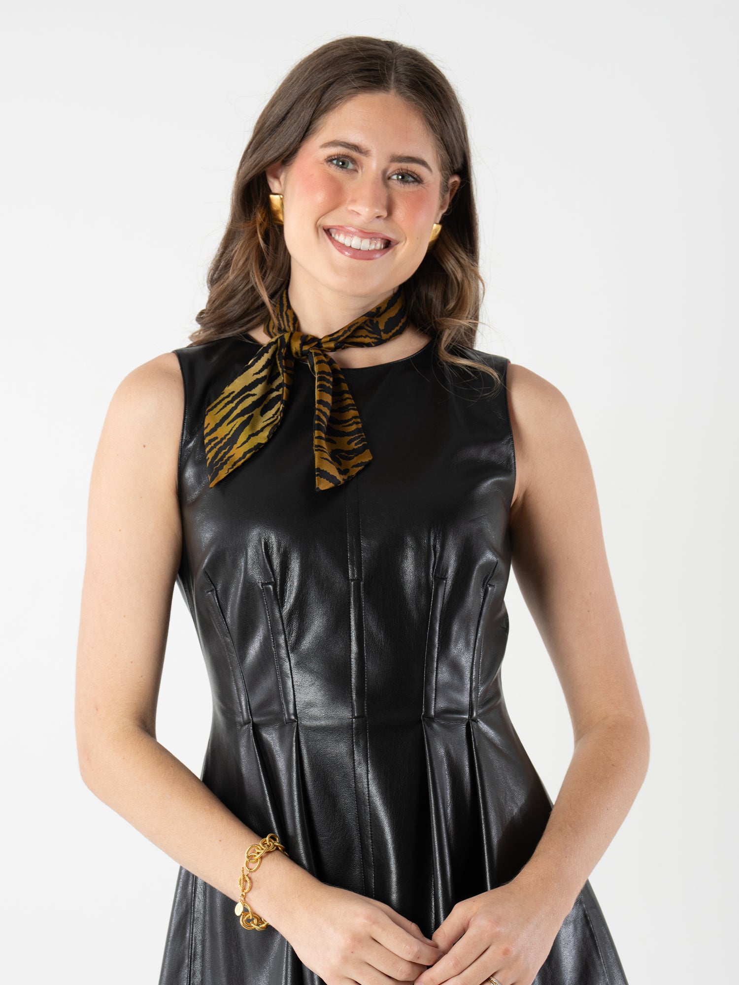 Hand-Stitched Silk Scarfette