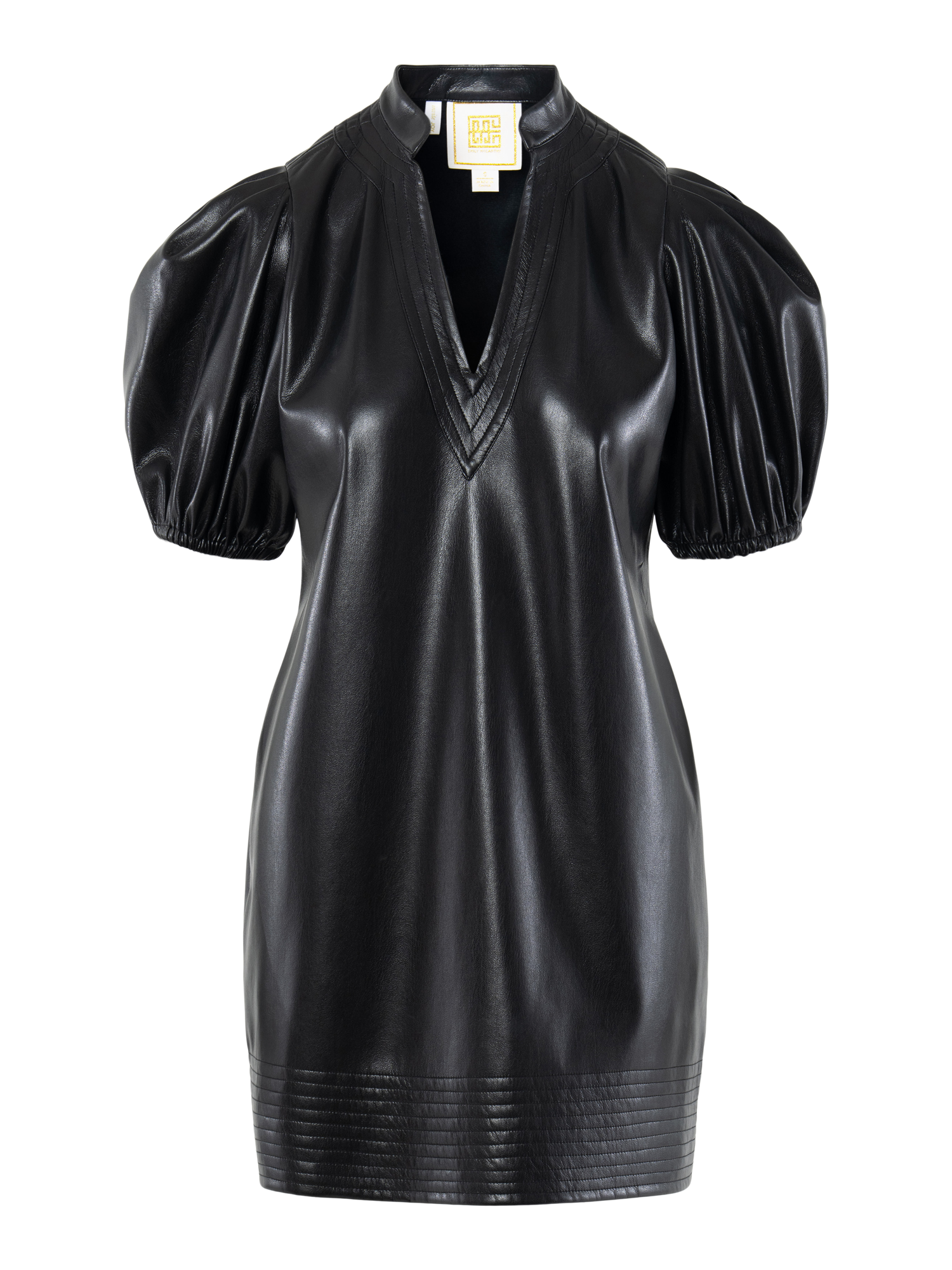 Emily McCarthy Vegan Leather Hampton Mini Dress M Emily McCarthy Vegan Leather Hampton Mini Dress M