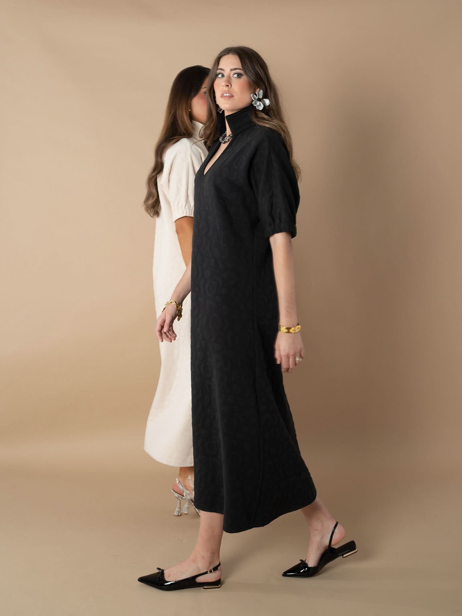 Poppy Maxi in Black Cheetah