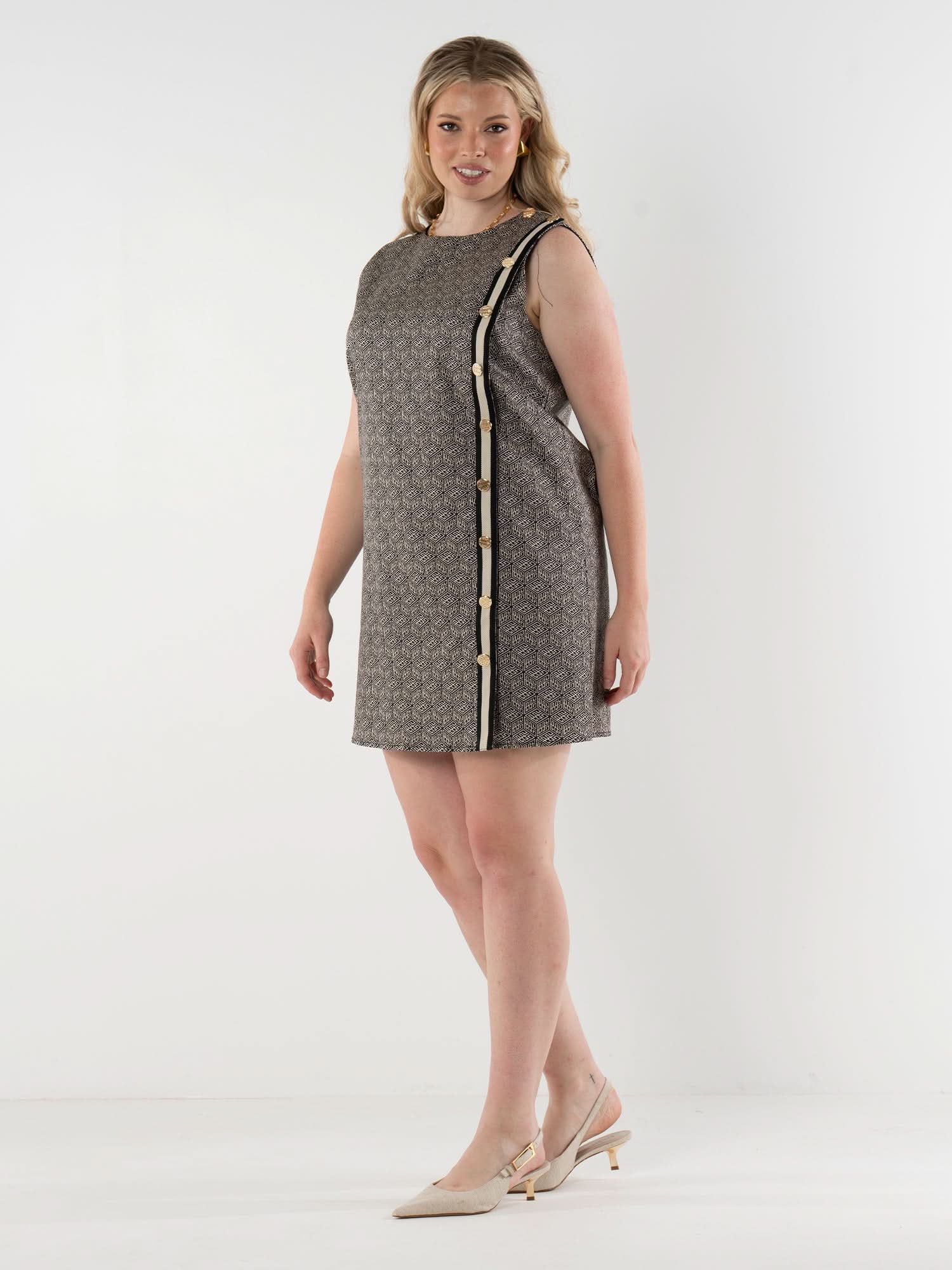 Tory Dress in Black Tonal Monogram XL Tory Dress in Black Tonal Monogram XL