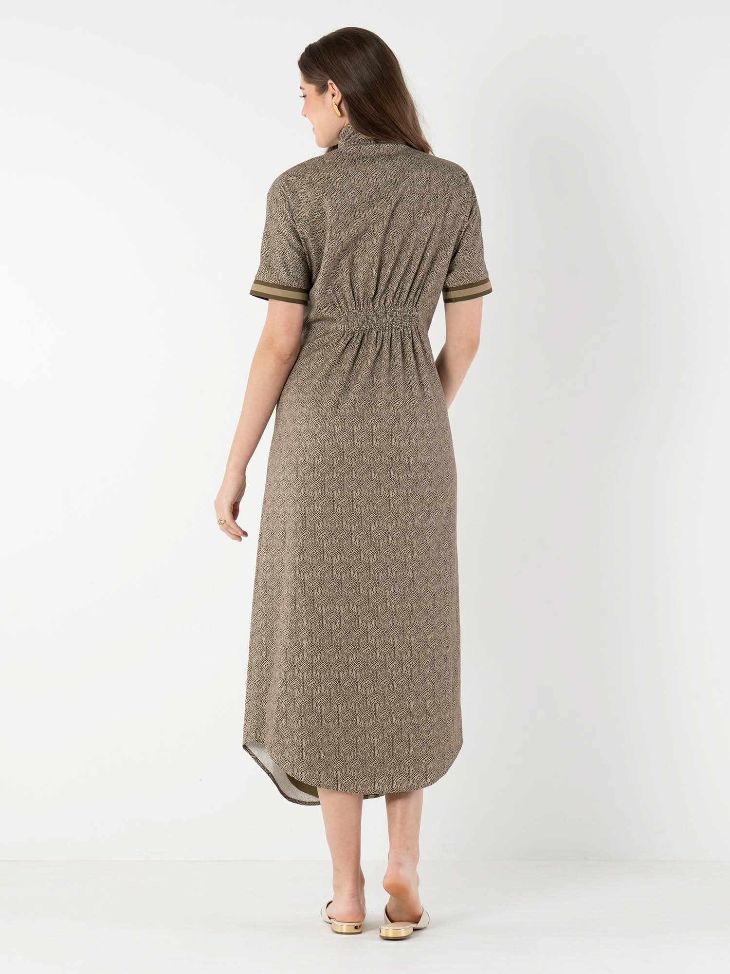 Georgia Dress in Green Tonal Monogram L Georgia Dress in Green Tonal Monogram L