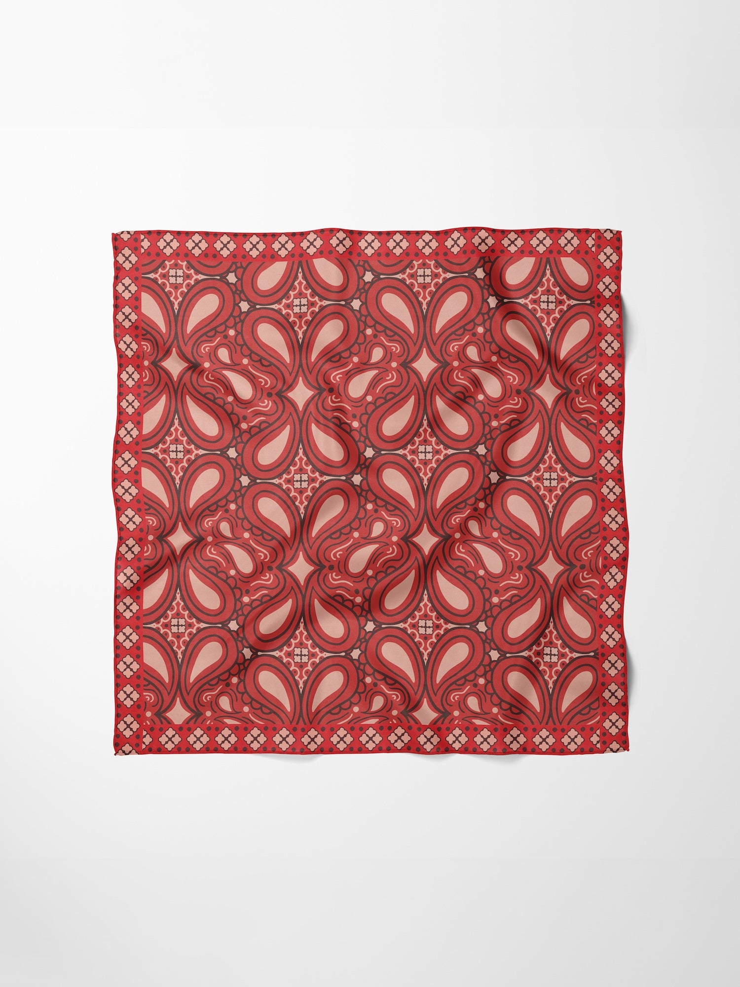 Hand-Stitched Silk Scarf