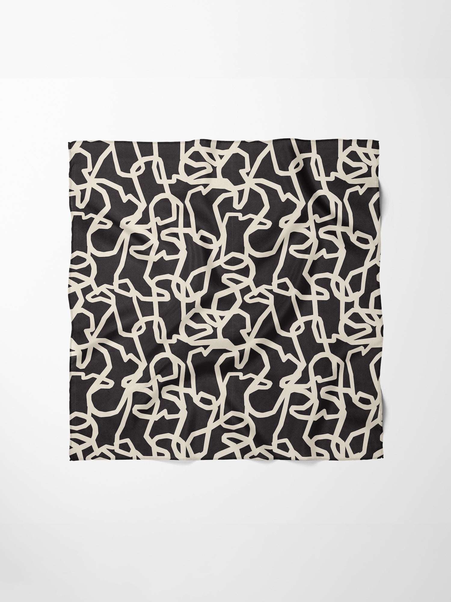 Hand-Stitched Silk Scarf