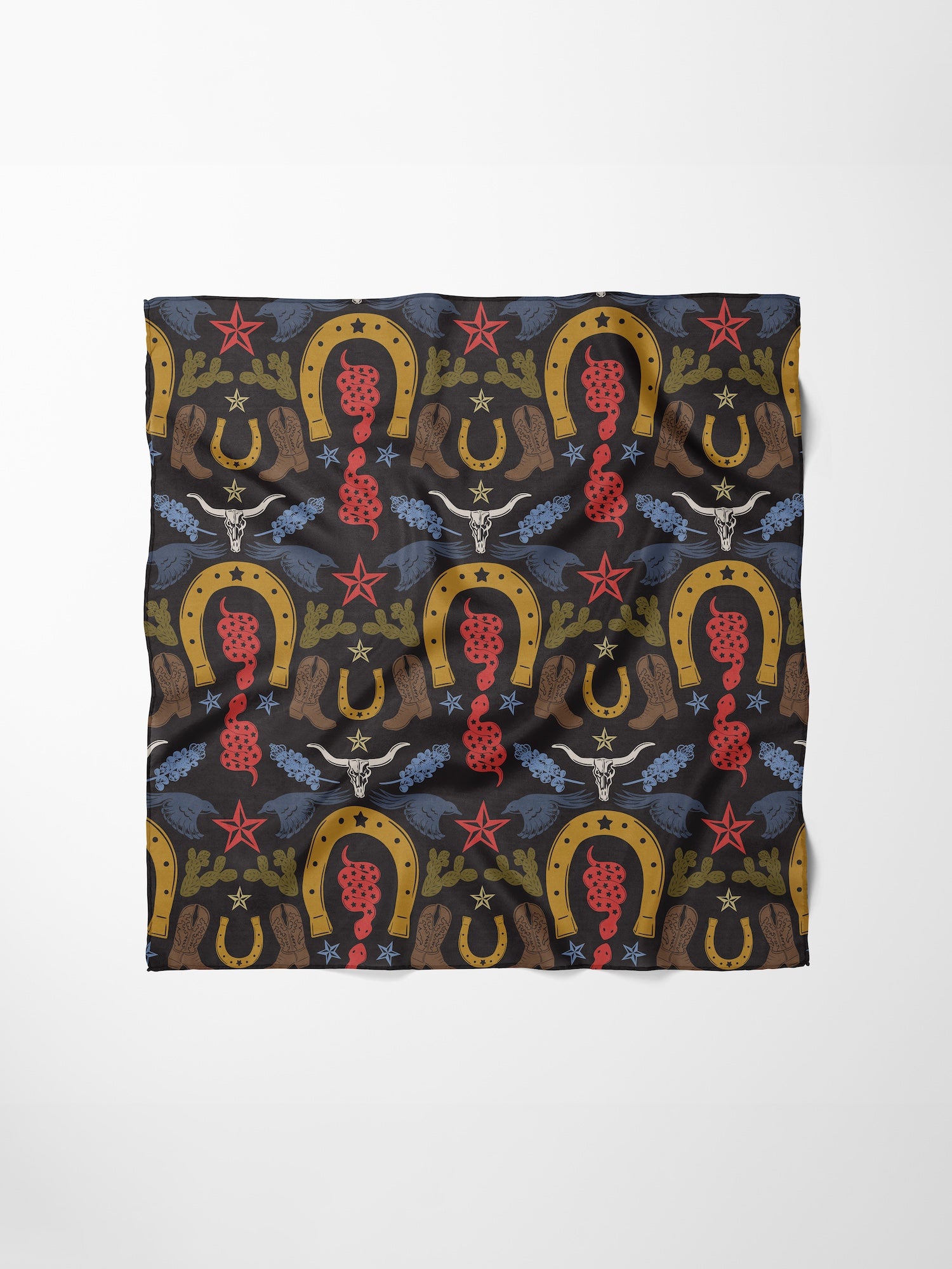 Hand-Stitched Silk Scarf