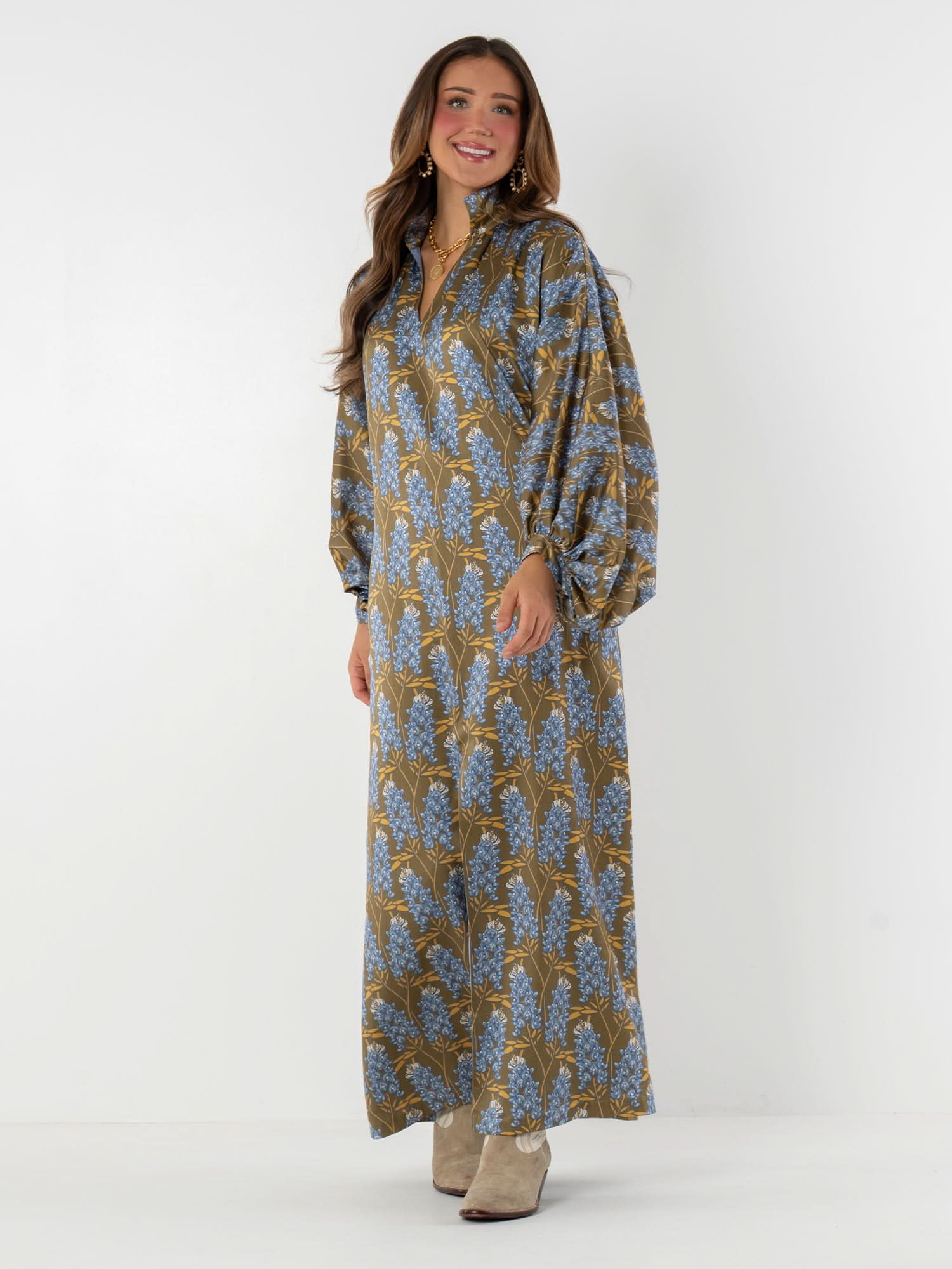 Francesca Dress Blossom French Floral / L Francesca Dress Blossom French Floral / L