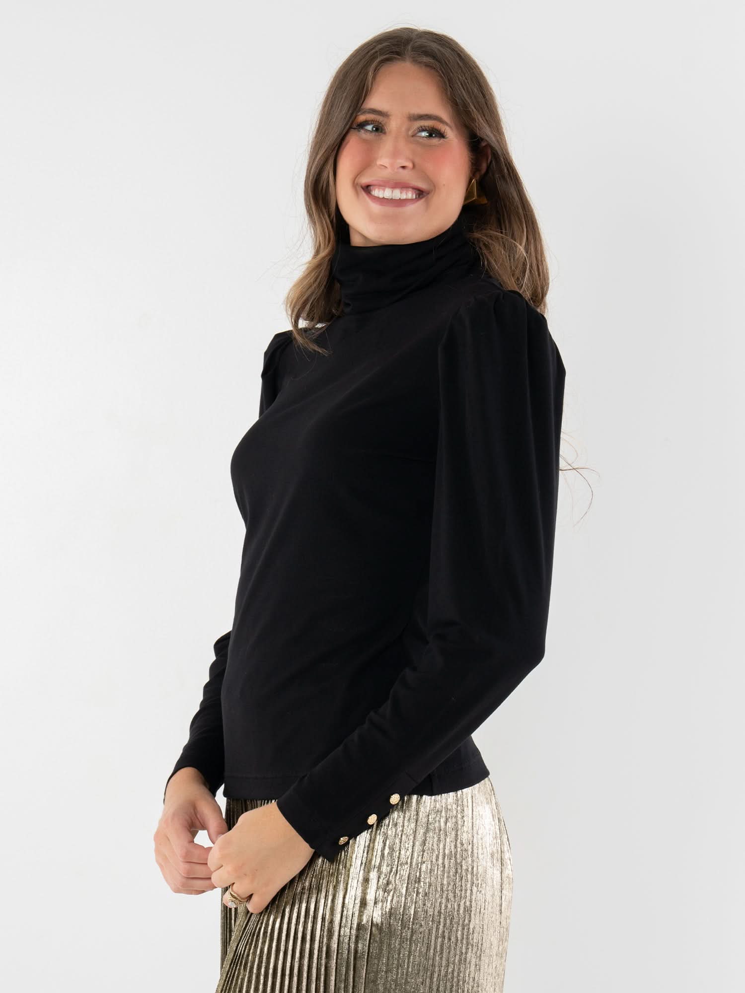 Tessa Turtleneck in Tap Shoe – Emily McCarthy