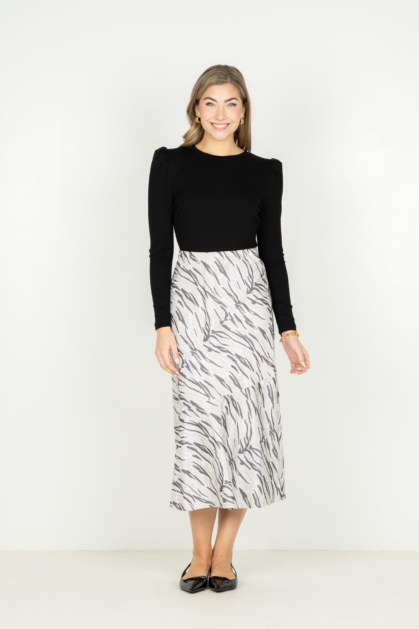 Bias Midi Skirt