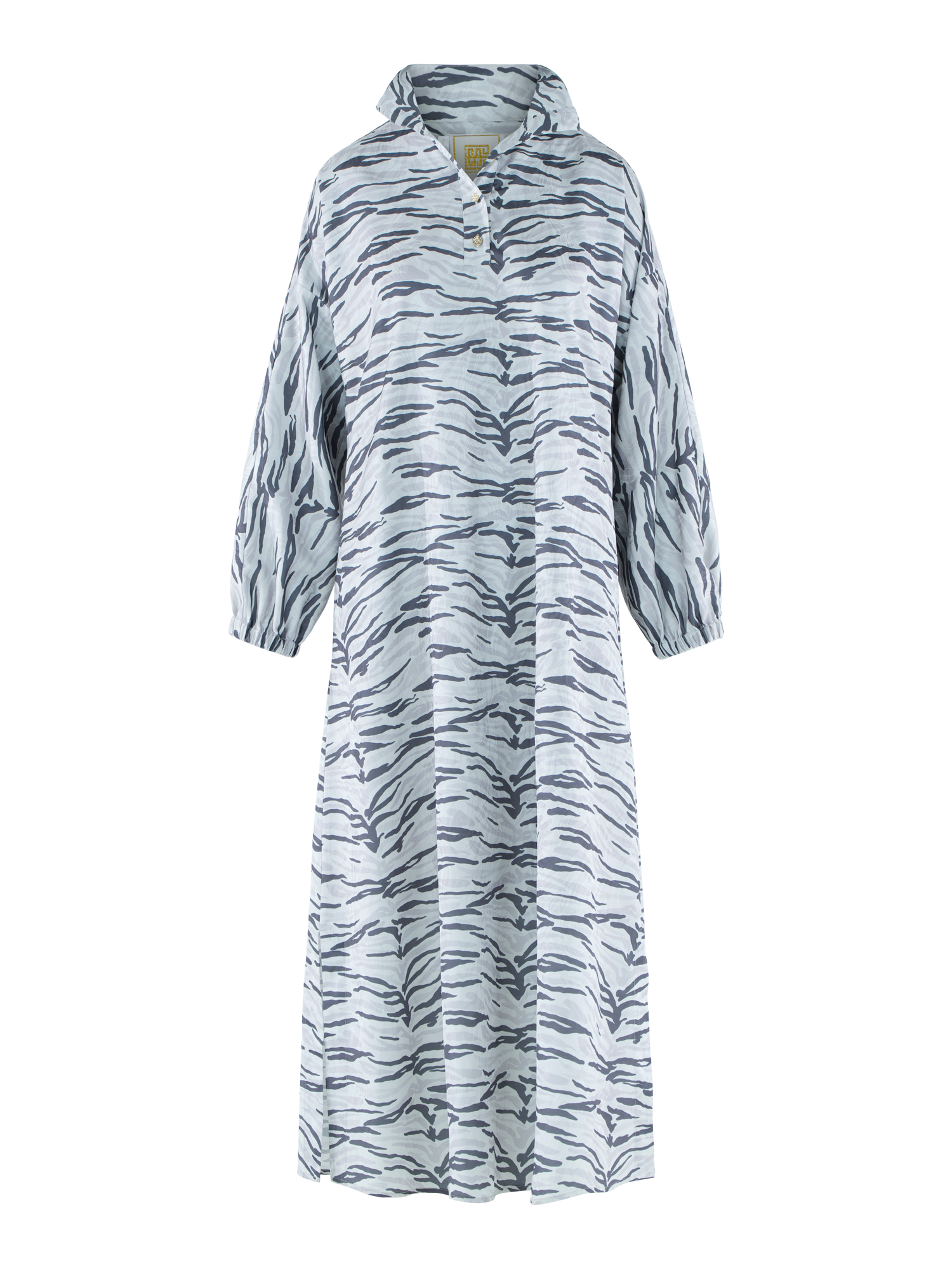 Long-Sleeve Poppy Maxi