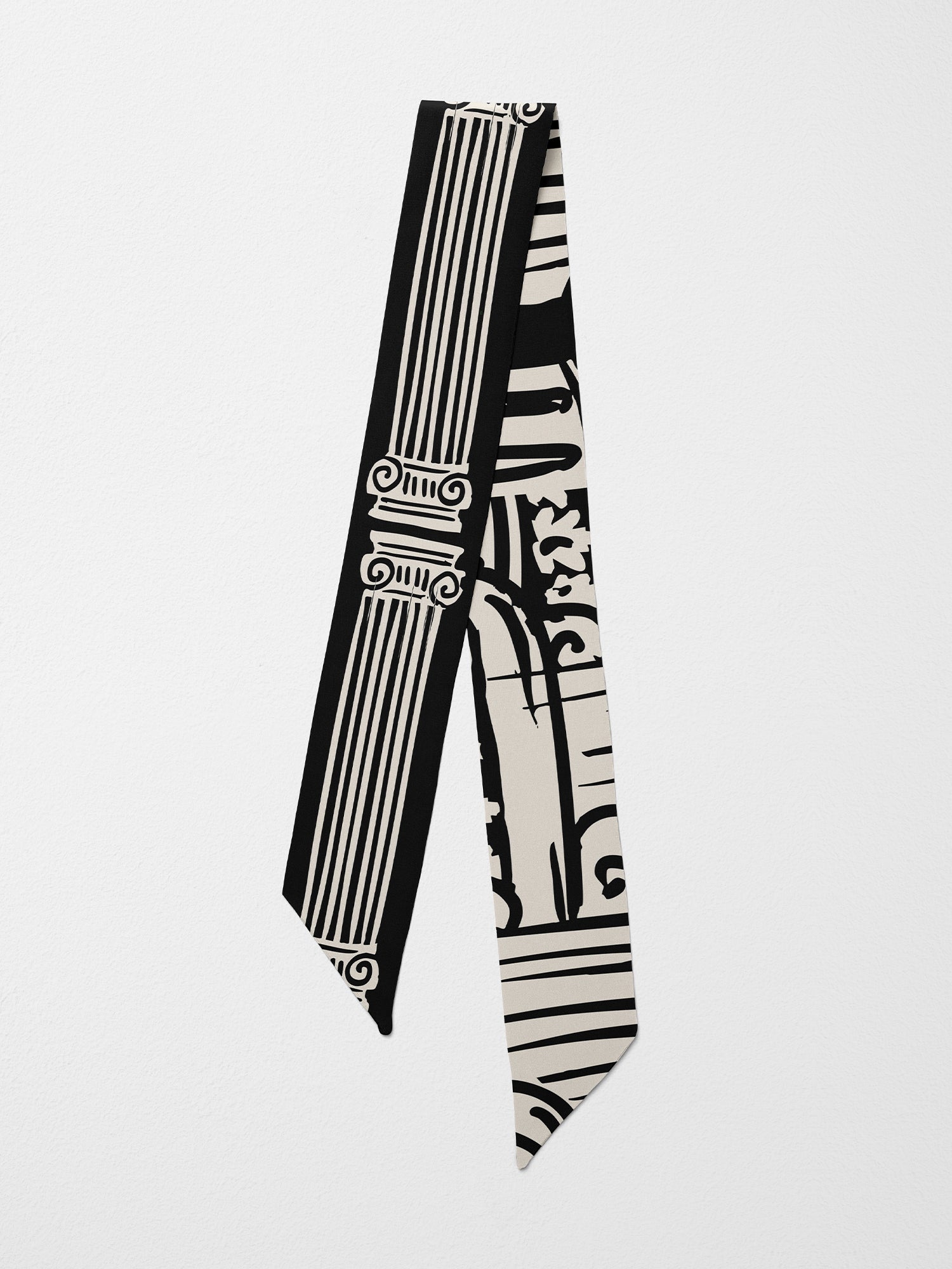 Hand-Stitched Silk Scarfette