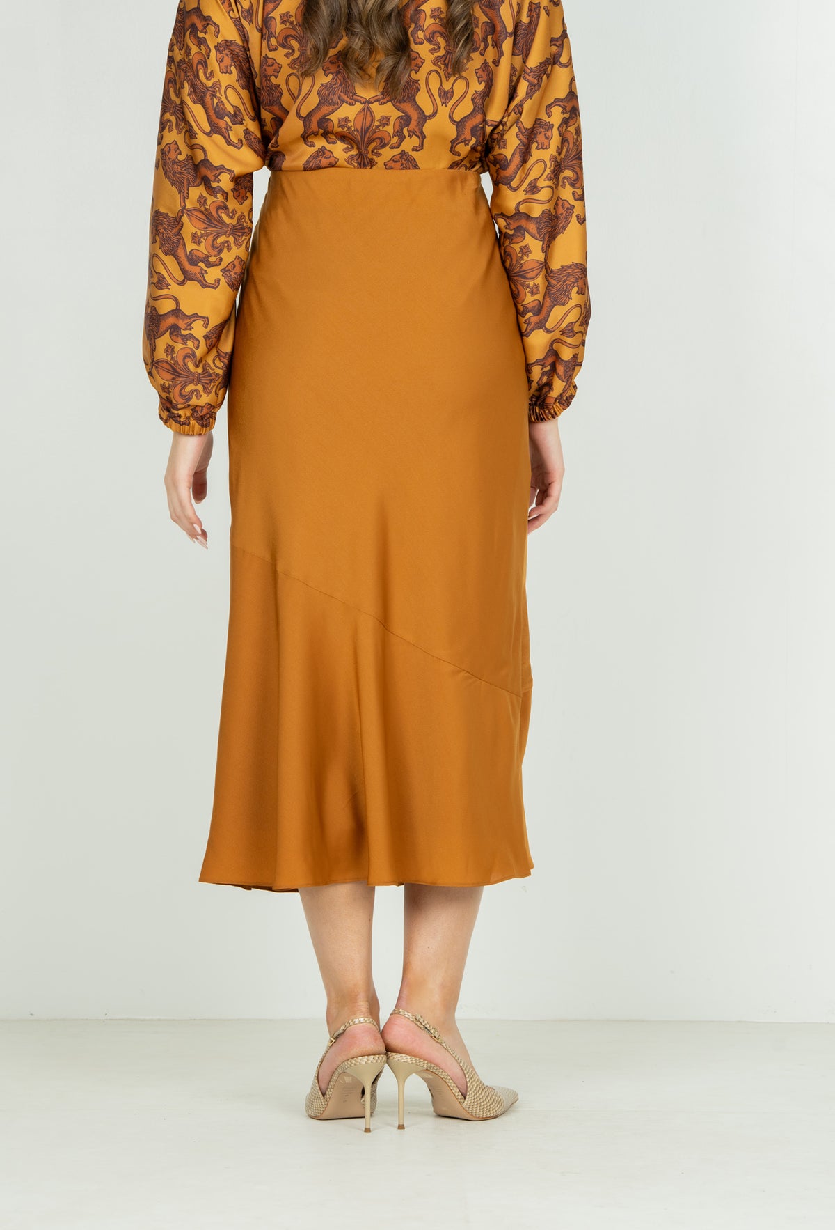 Bias Midi Skirt