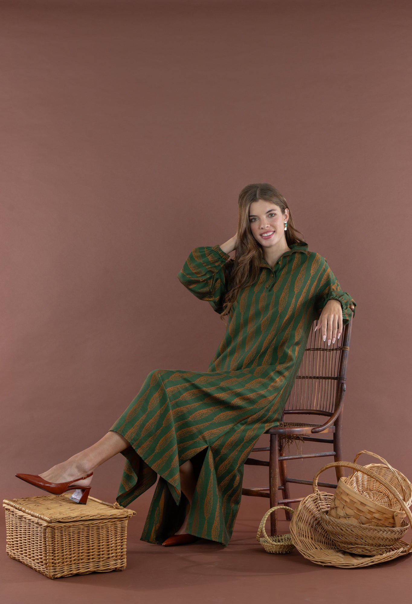 Long-Sleeve Poppy Maxi – Emily McCarthy