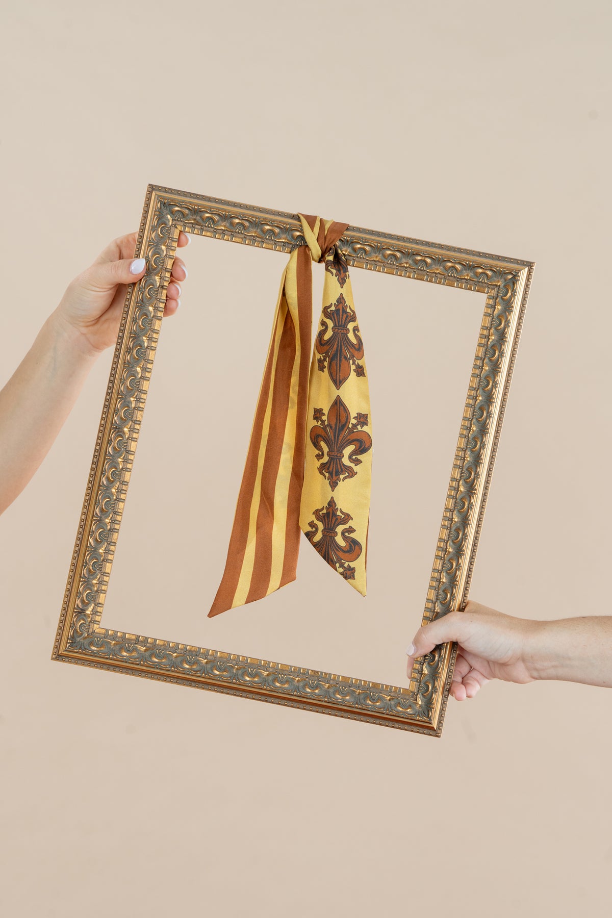 Hand-Stitched Silk Scarfette