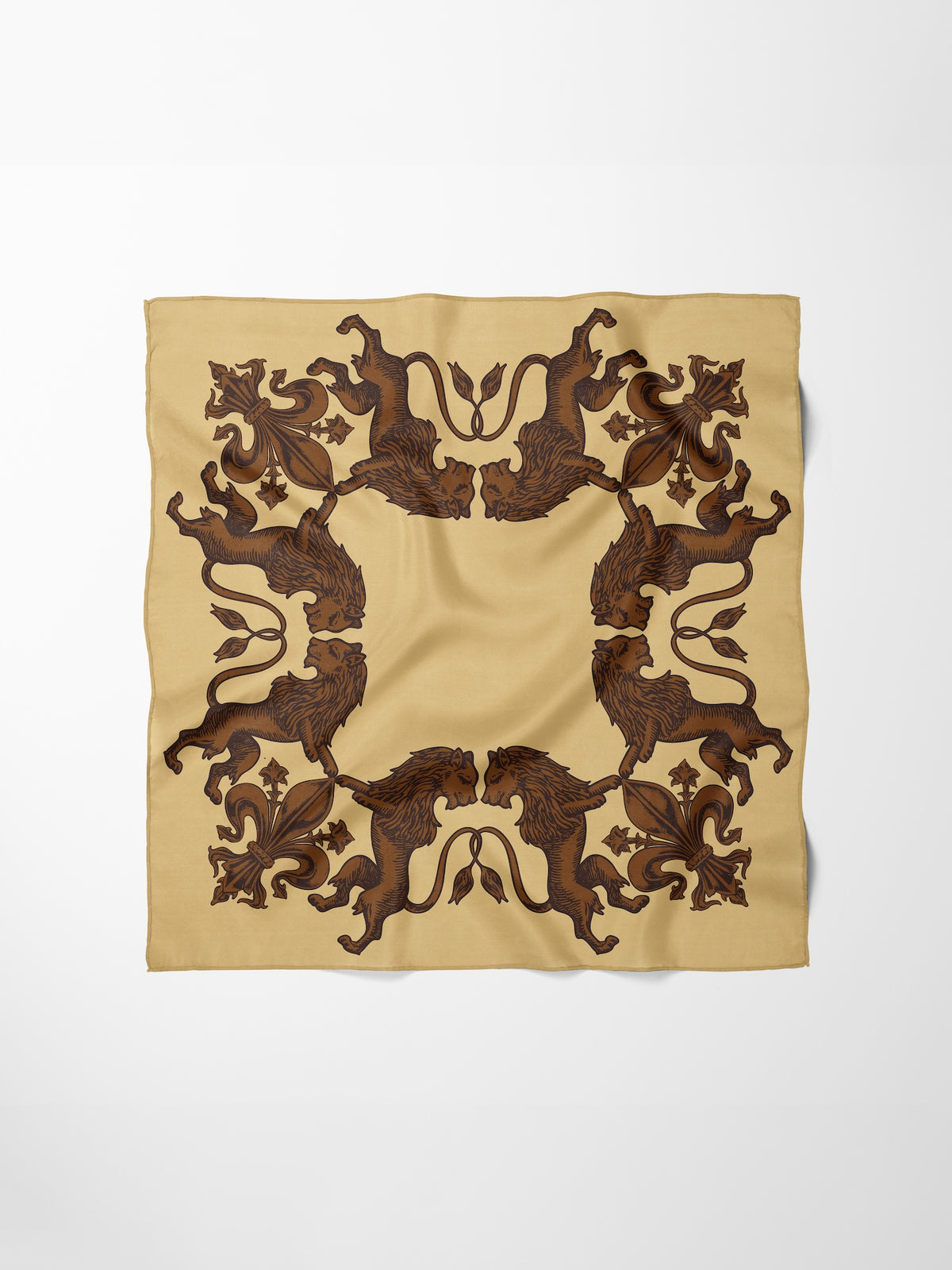 Hand-Stitched Silk Scarf