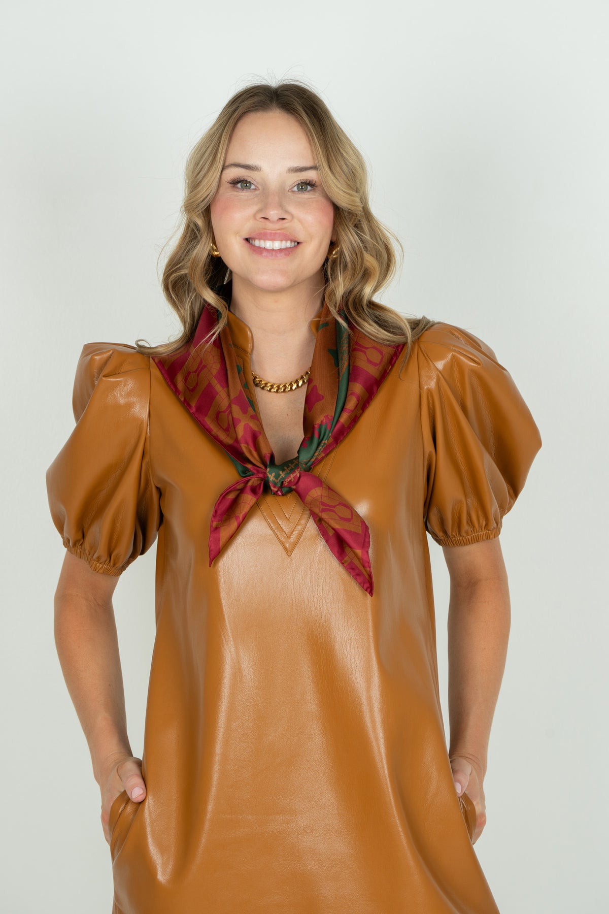 Hand-Stitched Silk Scarf