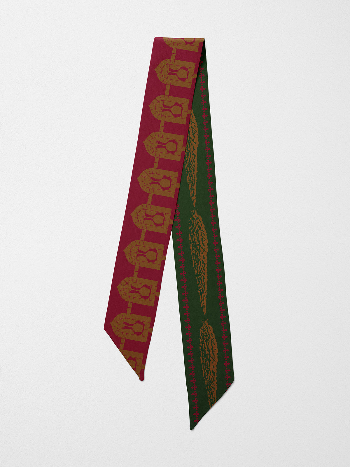 Hand-Stitched Silk Scarfette