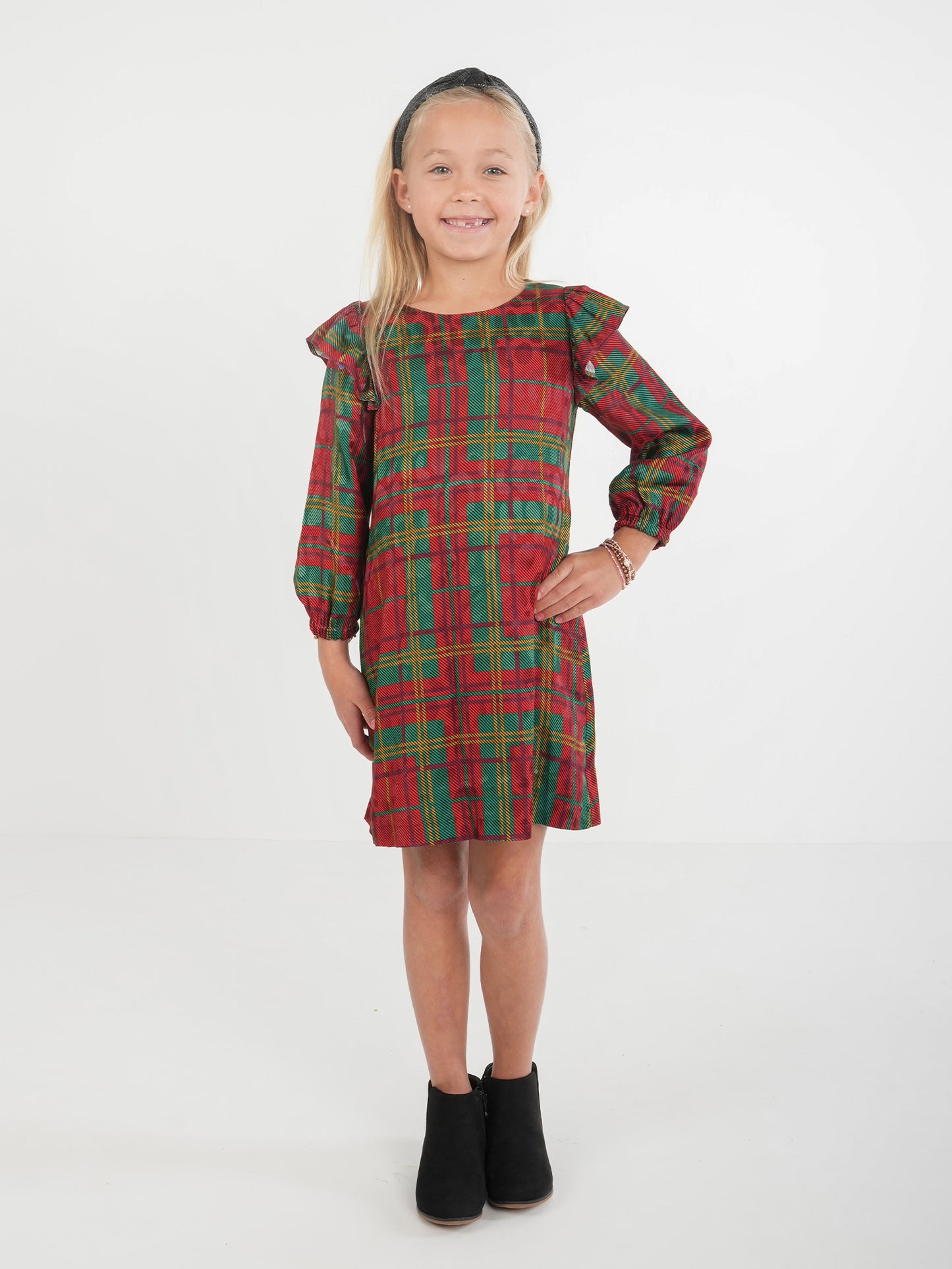 Lil Dress - Tartan Cheetah