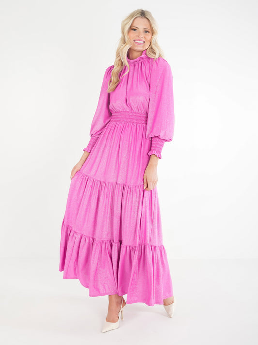 Maggie Maxi - Fuchsia Fedora